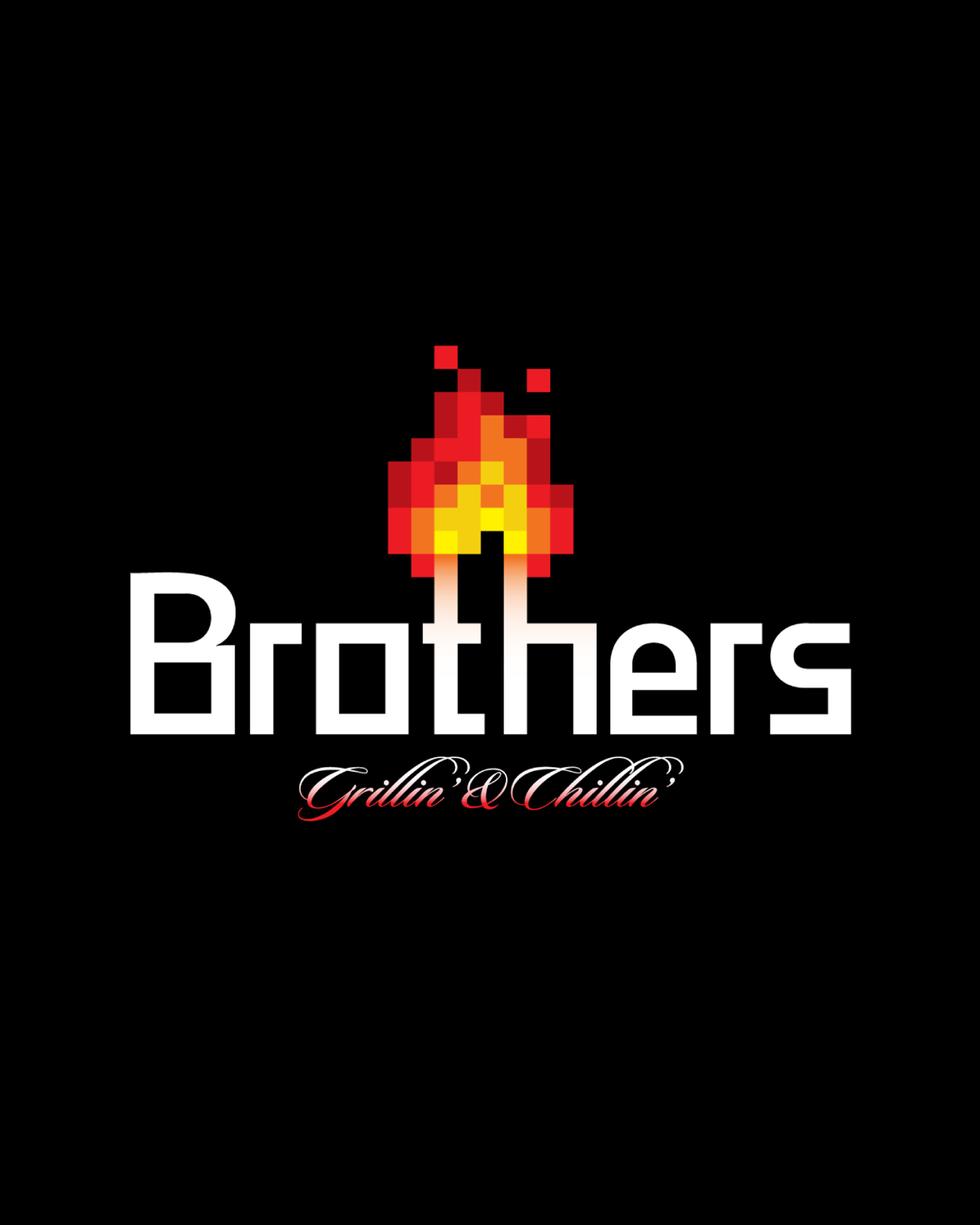 Εξώφυλλο έργου Brothers · Grillin' and Chillin', Logo Design από τον Άγγελο Κουρτίδη