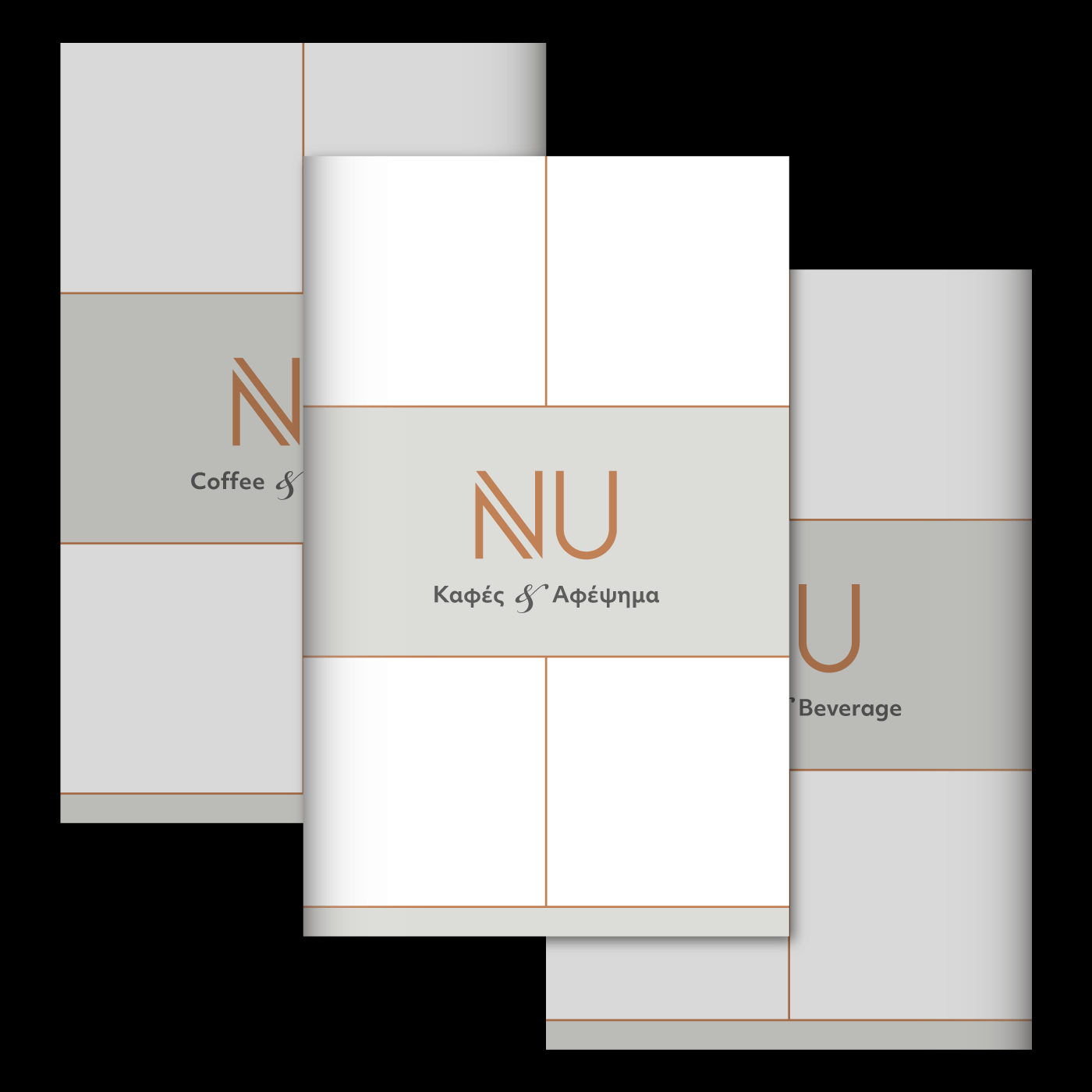 Εξώφυλλο έργου NU Resto, Print Design από τον Άγγελο Κουρτίδη