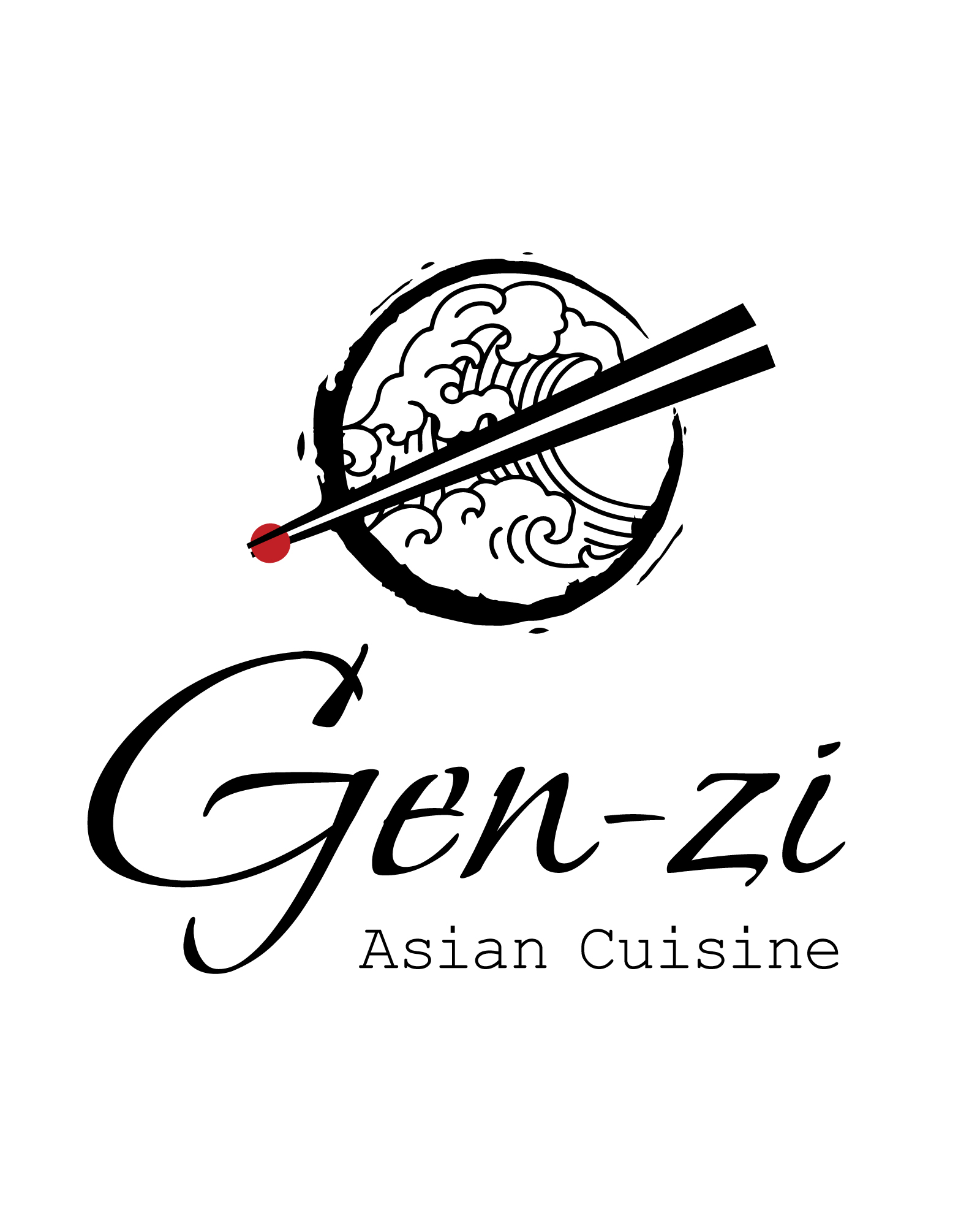 Εξώφυλλο έργου Gen-zi Asian Cuisine, Logo Design από τον Άγγελο Κουρτίδη