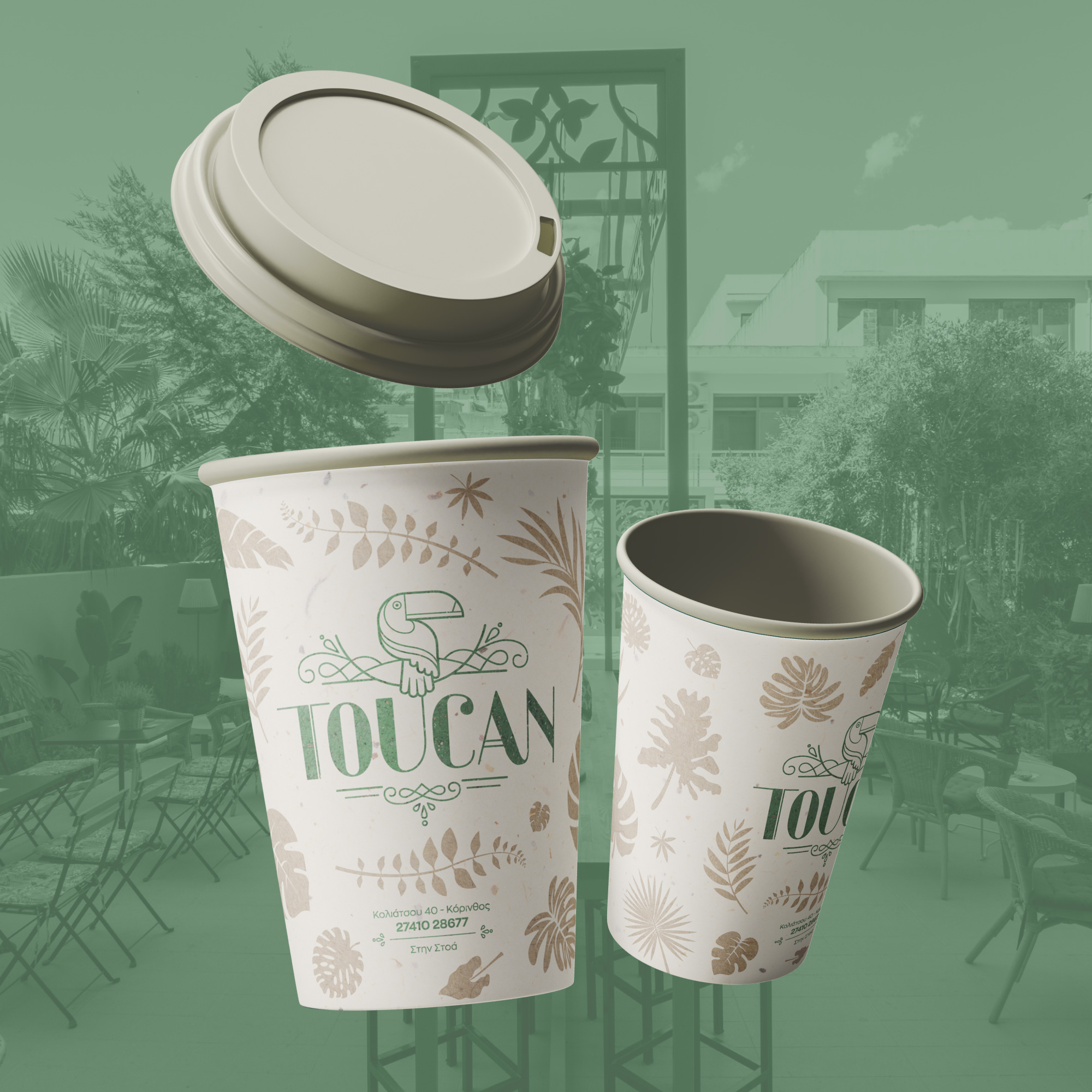 Εξώφυλλο έργου Toucan Bistrot, Print and Packaging Design από τον Άγγελο Κουρτίδη